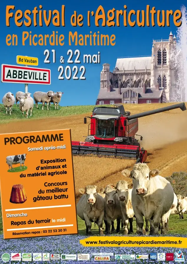 Visuel officiel du festival agricole d’Abbeville 2022